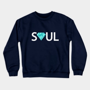 Precious Soul artistic typography design Crewneck Sweatshirt